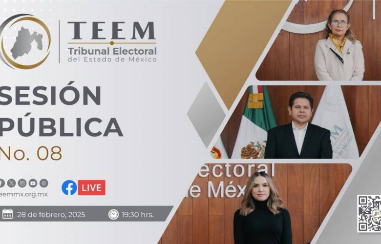 El Pleno del Tribunal Electoral del Estado de México resuelve 2 medios de impugnación.