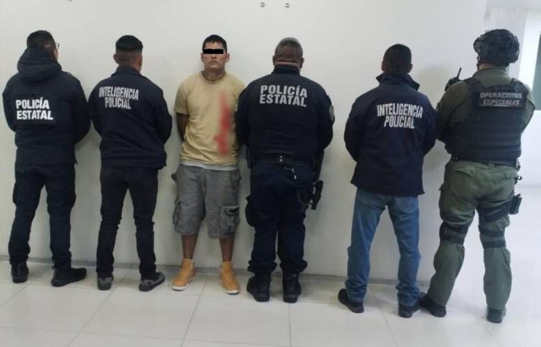 La SSEM y policía municipal de Chimalhuacán detuvieron a un hombre por delitos contra el correcto funcionamiento de las instituciones de seguridad pública 