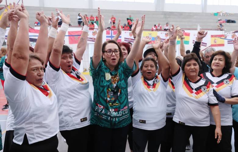 Celebra Ecatepec torneo “Cachibol Mundialero” con más de 500 adultos mayores