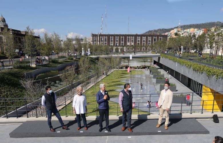 Inaugura Del Mazo el Parque de la Ciencia Fundadores en Toluca
