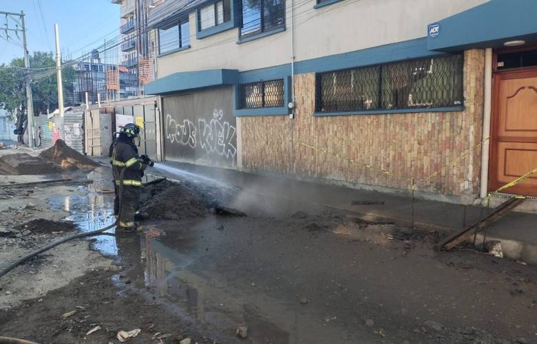 Movilizan cuerpos de emergencia en Toluca por fuga de gas