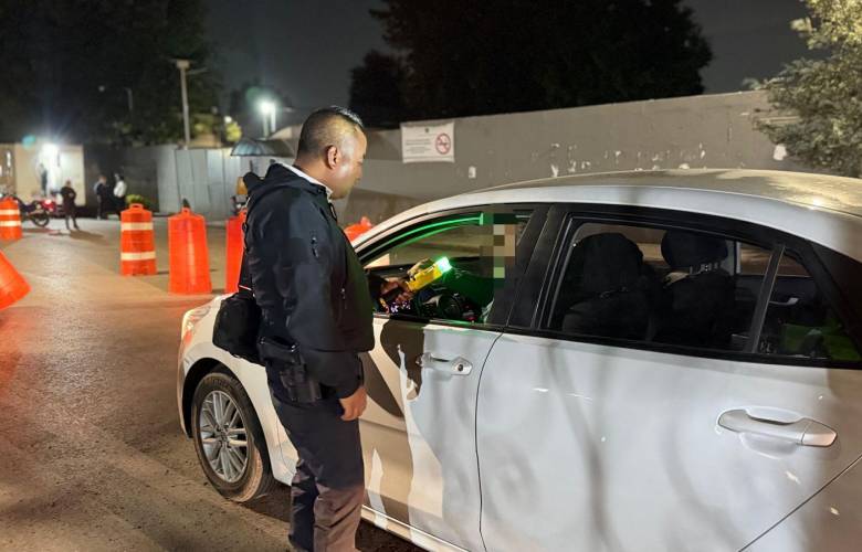 Sanciona Toluca a 96 conductores por manejar en estado de ebriedad