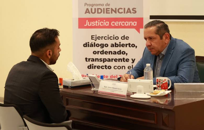 Magistrado Presidente del PJEdomex encabezará Audiencias Ciudadanas