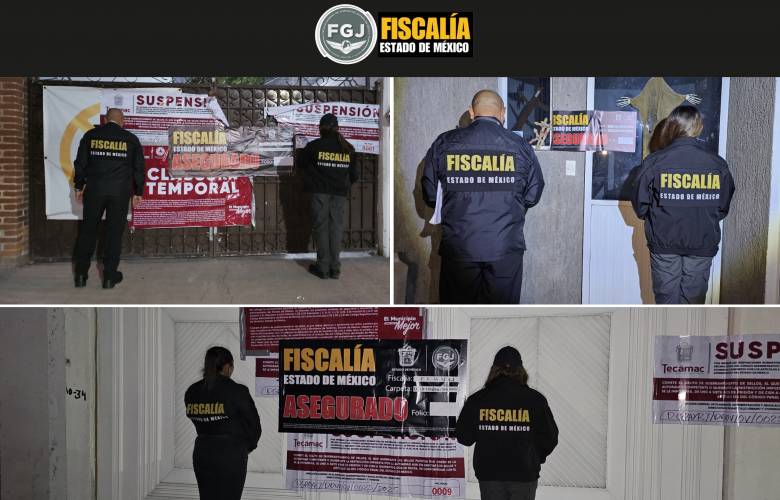FGJEM Detiene a Siete y Asegura Tres Inmuebles por Doble Homicidio en Centro de Rehabilitación de Tecámac