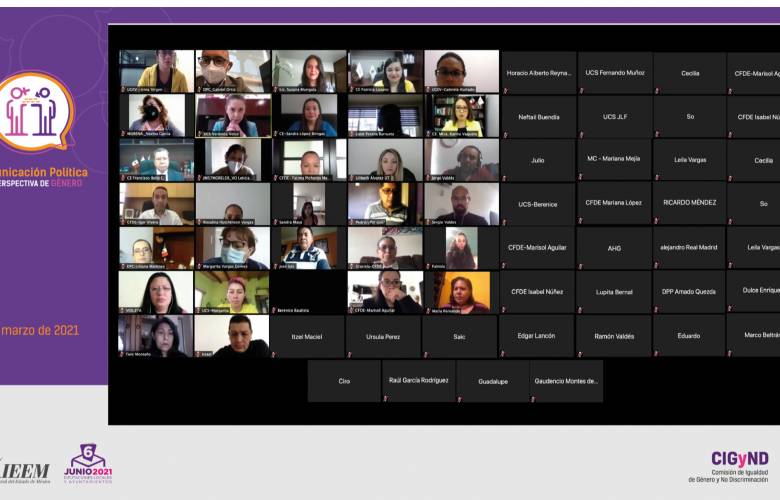Imparte el IEEM Curso de Comunicacion Política con perspectiva de género