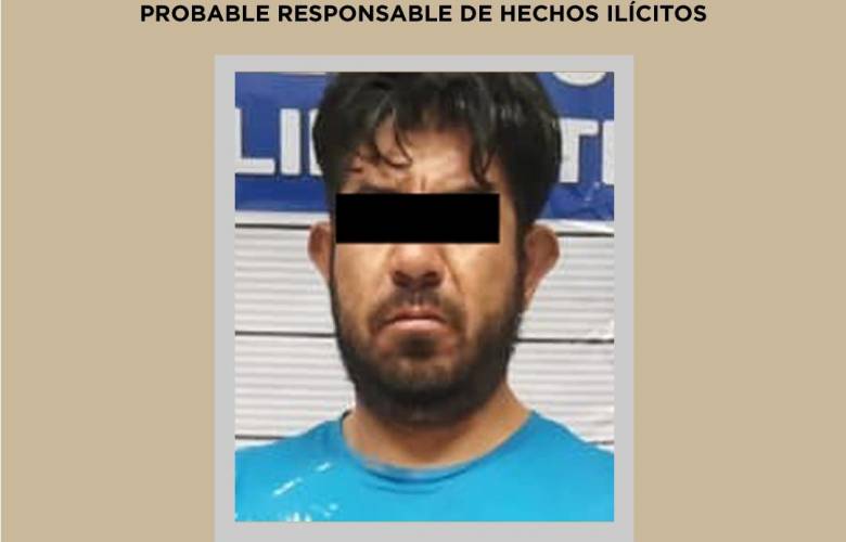 En operativo zona Oriente, SSEM y policía municipal detienen a posible responsable de agresión sexual y portación de arma de fuego 