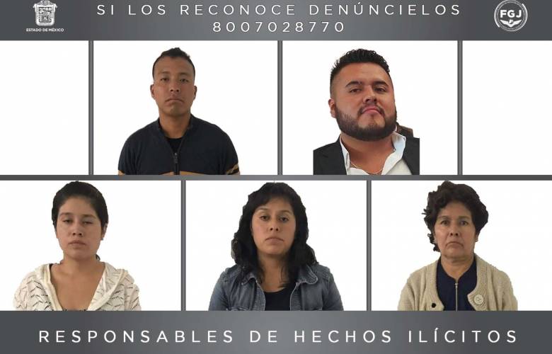 Obtiene FGJEM condena de 50 años de prisión para 5 personas acusadas de secuestro en Chalco 