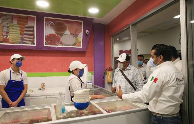 Supervisan tianguis y comercios de edoméx para reiterar recomendaciones ante emergencia por covid-19