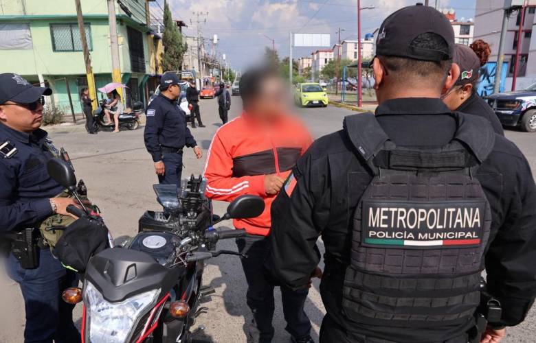 Implementan operativo Moto Segura en la Quinta Zona de Ecatepec