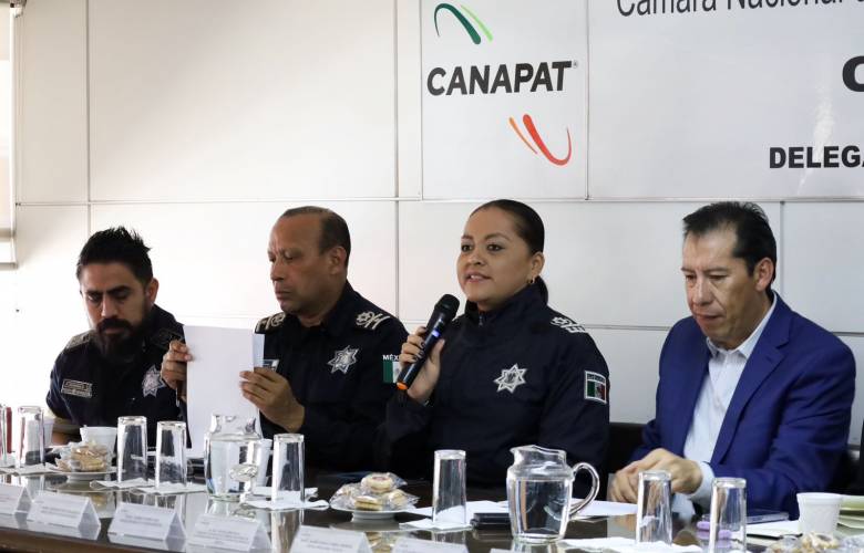 Secretaría de seguridad, Semov, GN y policías locales sostuvieron reunión con la CANAPAT