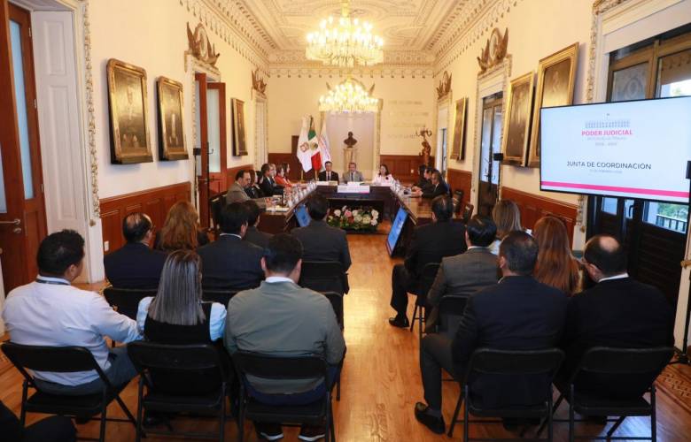 PJEdomex instala Junta de Coordinación, enlazará decisiones entre organismos