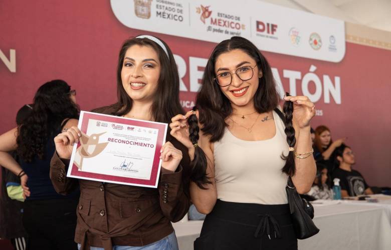 Invita Edoméx a participar en el “Trenzatón 2026” para donar cabello y elaborar pelucas oncológicas