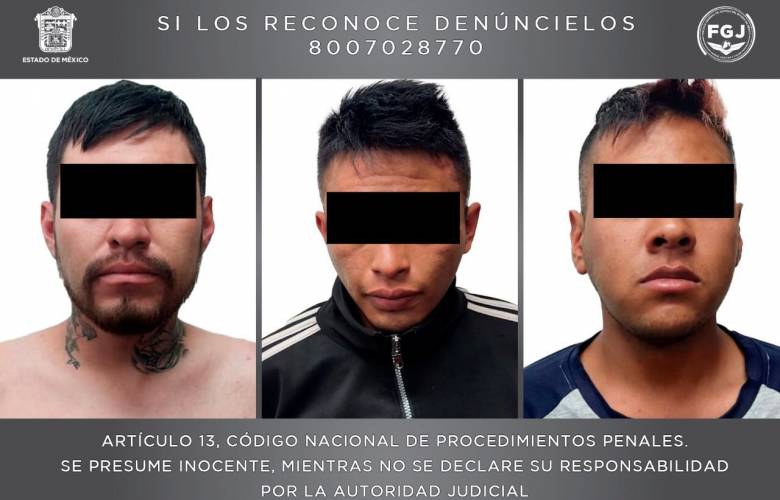 Detienen a 3 implicados en secuestro exprés 