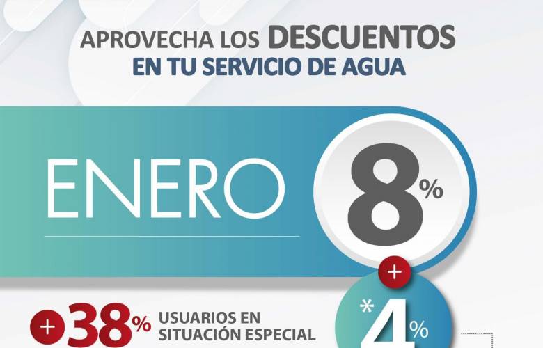 Continúan los descuentos del del Organismo Agua y Saneamiento en el pago anual 2022 en Toluca