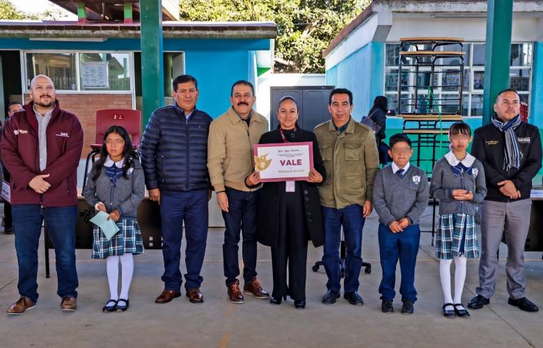 Estrenan aulas y mobiliario más de 6 mil estudiantes de Ecatzingo y Atlautla con inversión superior a 26 mdp del Gobierno de Delfina Gómez