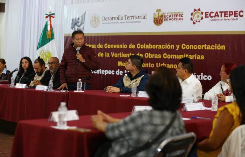 Construirán en Ecatepec obras de gran impacto social