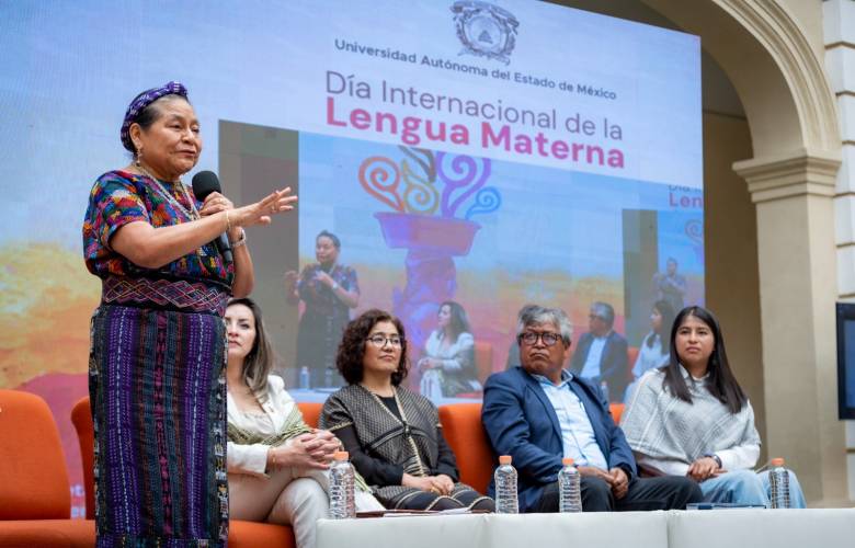 Promueve Rigoberta Menchú en la UAEMex la visión multicultural  para el avance y la justicia social