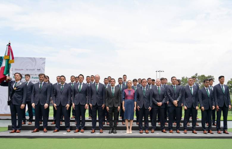Abandera Sheinbaum a la Selección Mexicana rumbo al Mundial FIFA 2026
