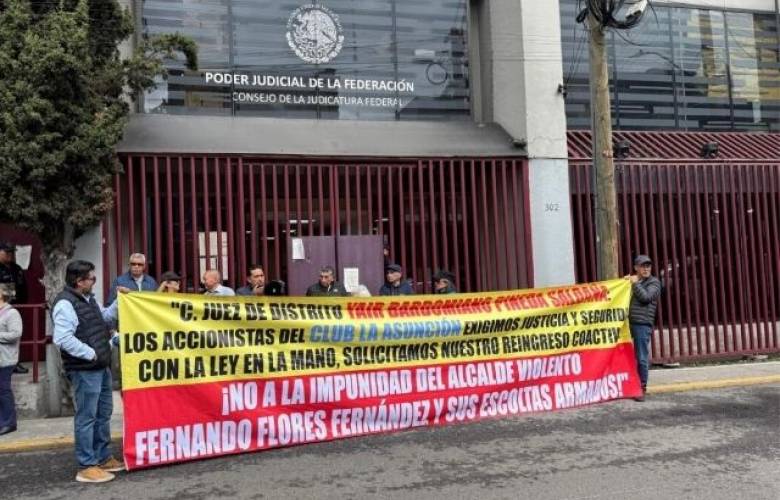 Solicitan accionistas de club en Metepec intervención judicial para recuperar acceso a instalaciones