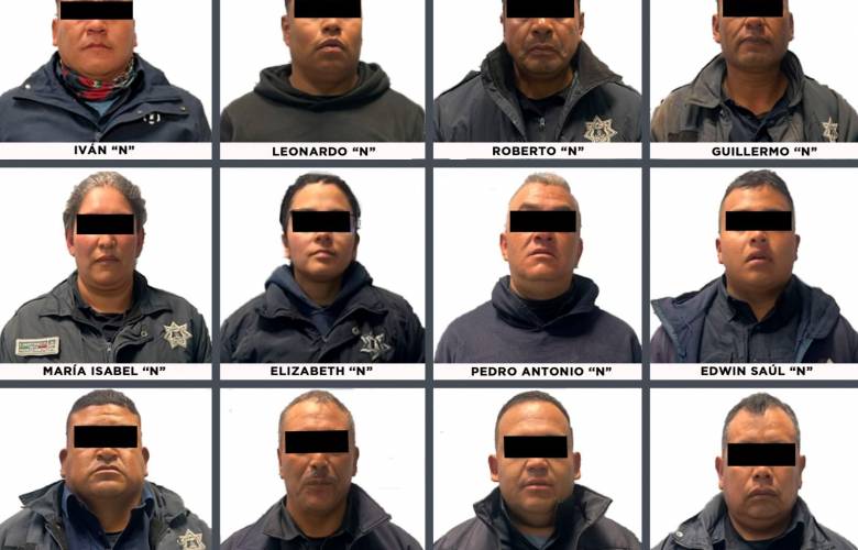 Vinculan a proceso a 12 elementos de la policía municipal de Acambay, investigados por delito de homicidio 