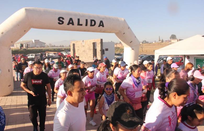 Conmemora Temoaya el Día Internacional de la Mujer con Carrera de 5 Km y Entrega de Espacios Deportivos