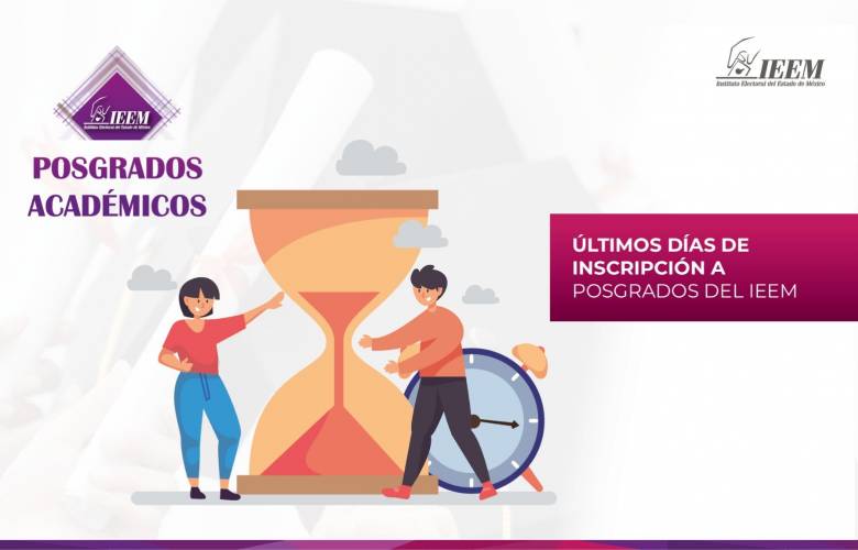 Concluyen en mayo inscripciones a posgrados electorales del IEEM
