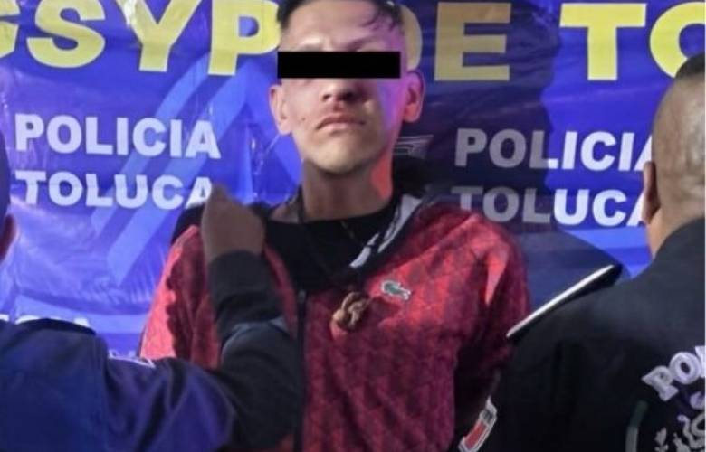 Detiene Policía de Toluca a asaltante de autobús con historial delictivo