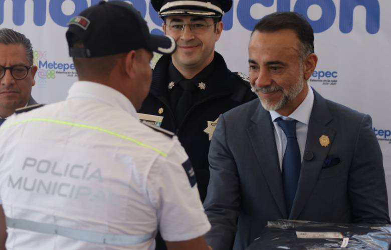 Iniciará construcción de la Ciudad Policial de Metepec, con 50 casas