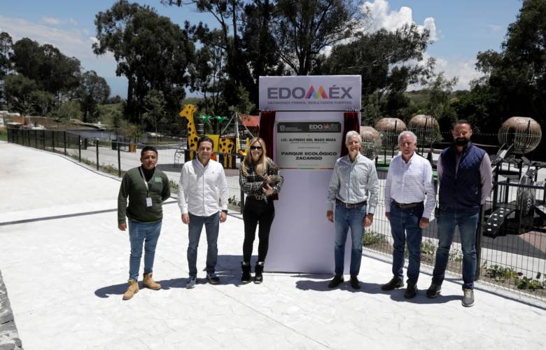 Entrega Alfredo del Mazo modernización del parque ecológico 