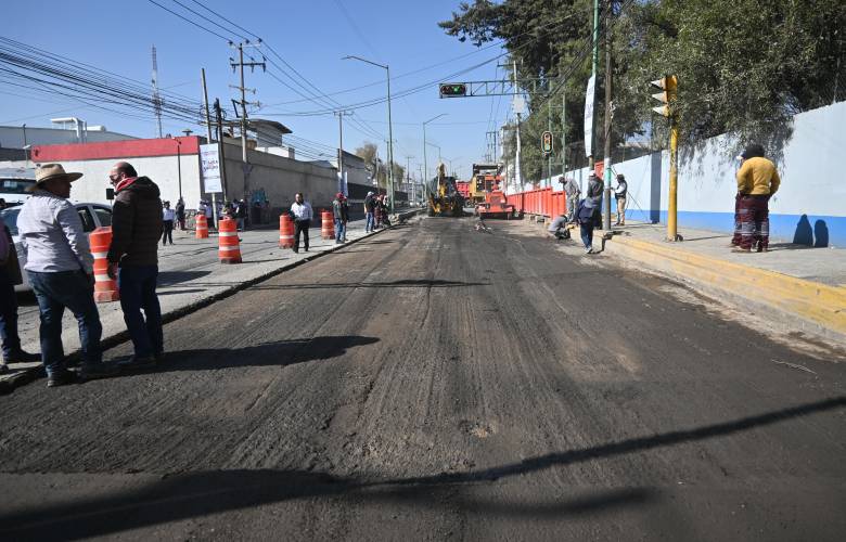 Priorizan pavimentación, bacheo y mantenimiento de vailidades primarias en Toluca