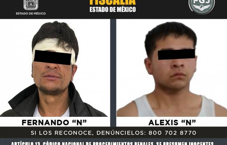 Detiene Fiscalía Edoméx a dos hombres por su probable participación en homicidio en Metepec