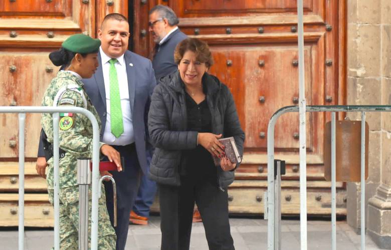 Sostiene Delfina Gómez reunión con el titular de Hacienda en Palacio Nacional 