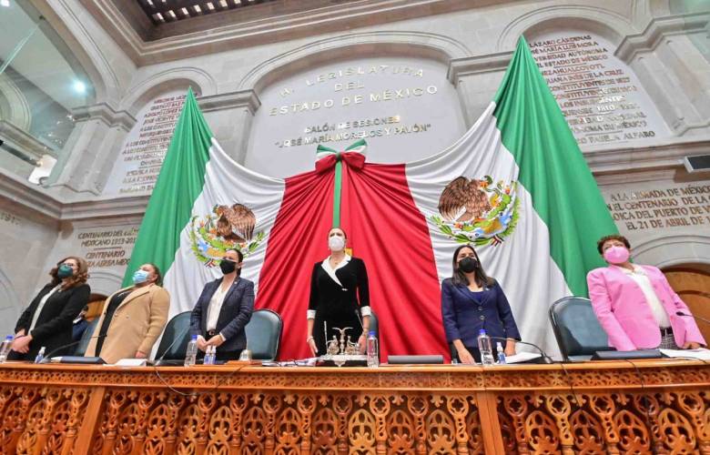 Con Mesa Directiva de mujeres, arranca nuevo período en el Congreso Mexiquense 