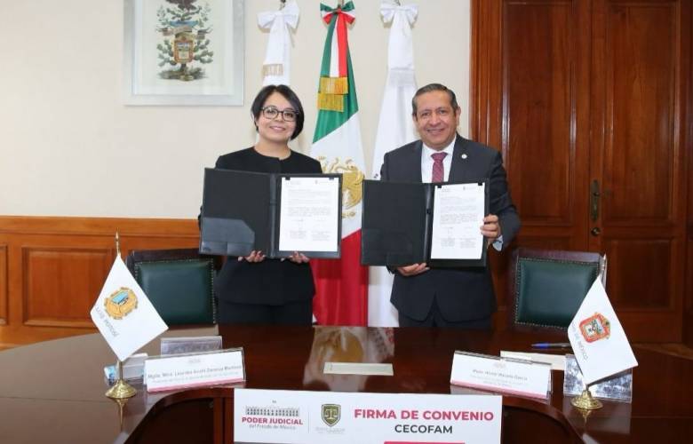 Fortalecen PJEdomex y Poder Judicial de San Luis Potosí operación de CECOFAM