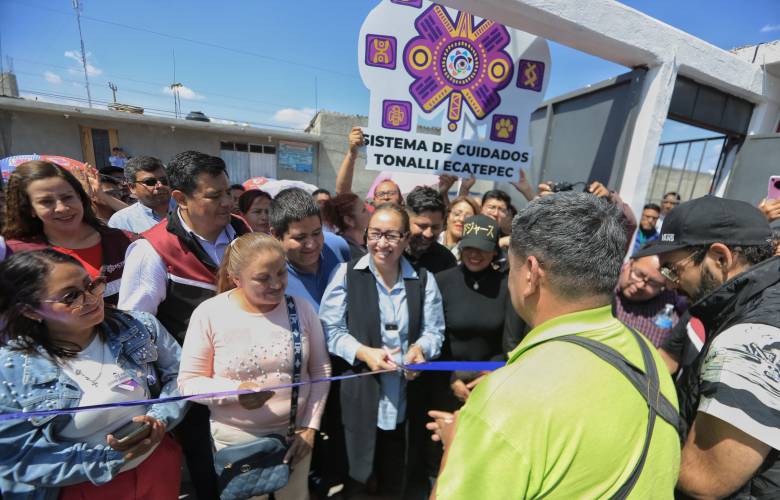 Estrenan en Ecatepec el primer Sistema de Cuidados Tonalli, en Ciudad Cuauhtemoc