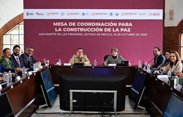 Disminuye índice de homicidios dolosos en Naucalpan y Tlalnepantla, informan en Mesa para la Construcción de la Paz