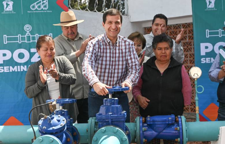 Supervisión de infraestructura hídrica en Toluca 