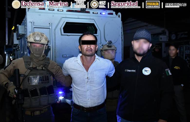 Detienen en Tlaxcala a “Callejas”, presunto extorsionador buscado en el Edoméx