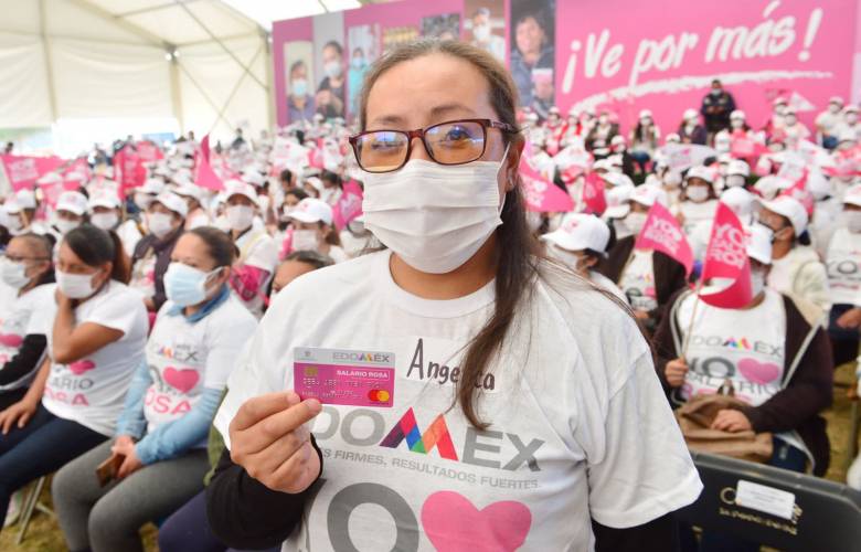 Retoma Gobierno del Estado de México entrega del Salario Rosa