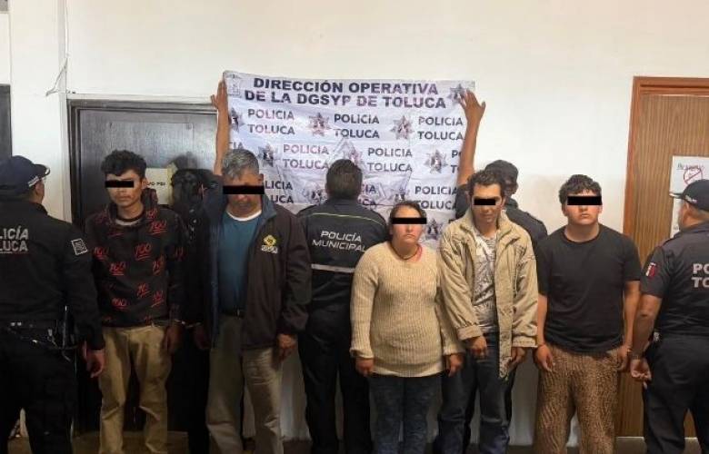 Detienen a cinco por presunta privación ilegal de menor en Toluca