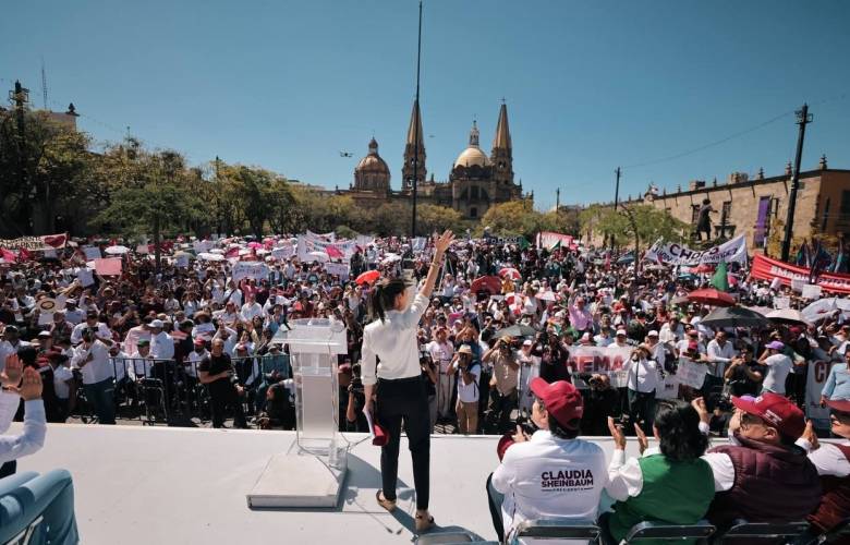 En Jalisco se van a romper las cadenas de la corrupción: Claudia Sheinbaum 