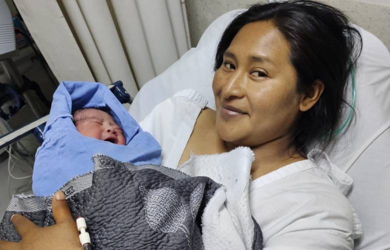 Es Milagros Guadalupe la primera bebé que nació en la Navidad 2023 en el Estado de México