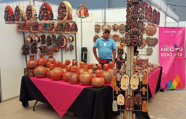 Artesanías mexiquenses en la Feria Internacional del Caballo Texcoco 2023