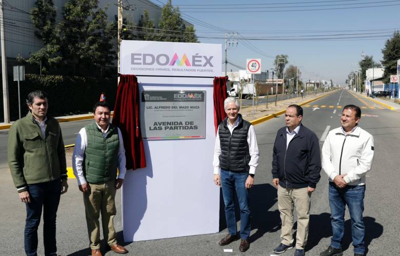 Modernización de Avenida de las Partidas,mejora traslados  Toluca-Lerma 