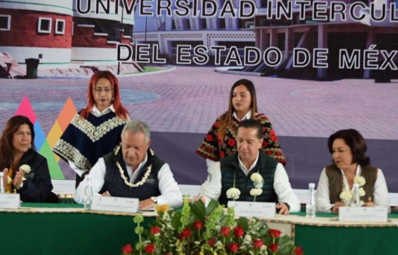 Firman universidad intercultural y comisión de derechos humanos  convenio para fortalecer a pueblos originarios del edoméx