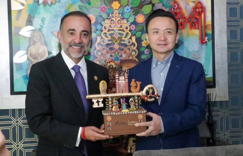 Alcalde de Metepec recibe al embajador de China