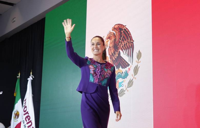 Claudia Sheinbaum gana la Presidencia y celebra desde el Zócalo