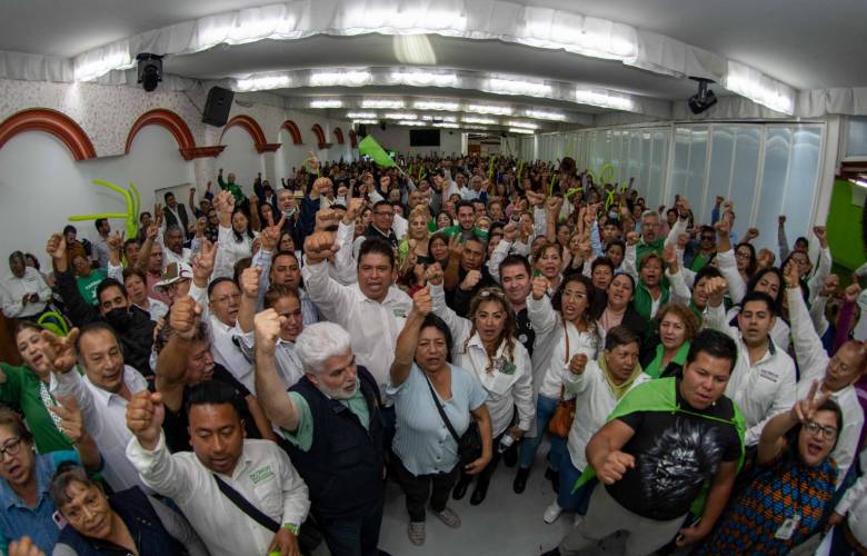 Enfoca PVEM baterías con estructuras para fortalecer proyecto de transformación de la gobernadora Delfina Gómez Álvarez