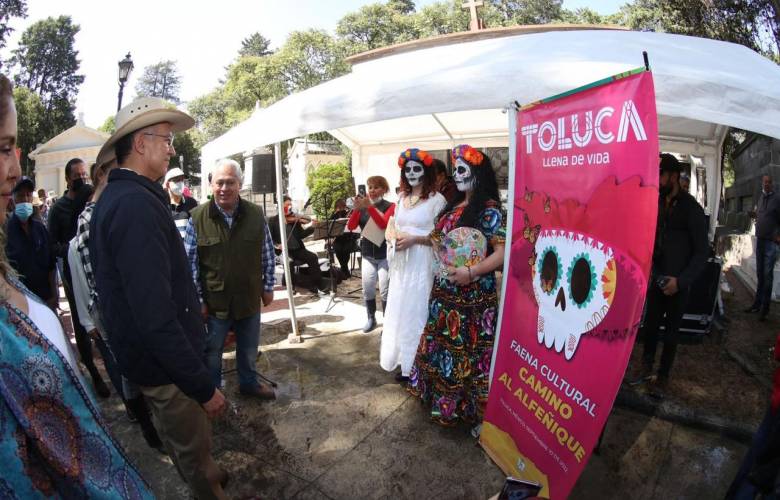 Limpian el panteón General La Soledad en faena comunitaria