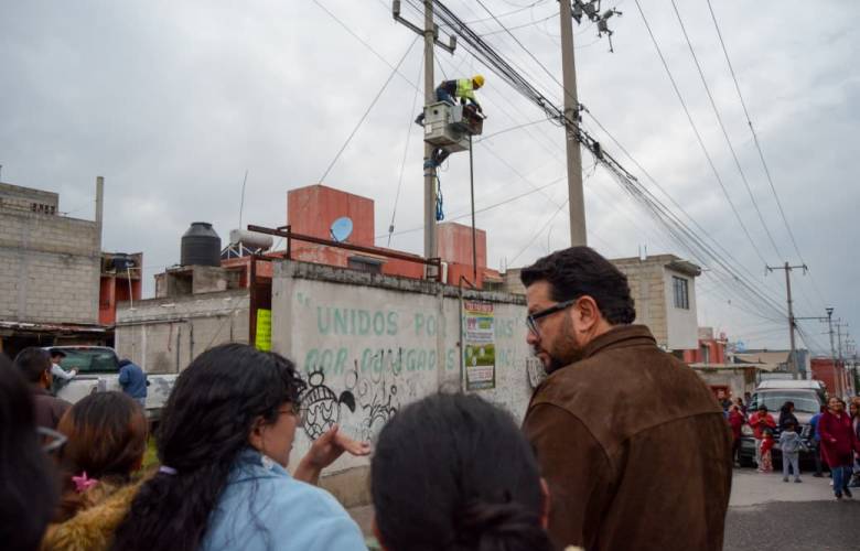 Restablece Almoloya de Juárez suministro de agua en Colinas del Sol tras instalar transformador
